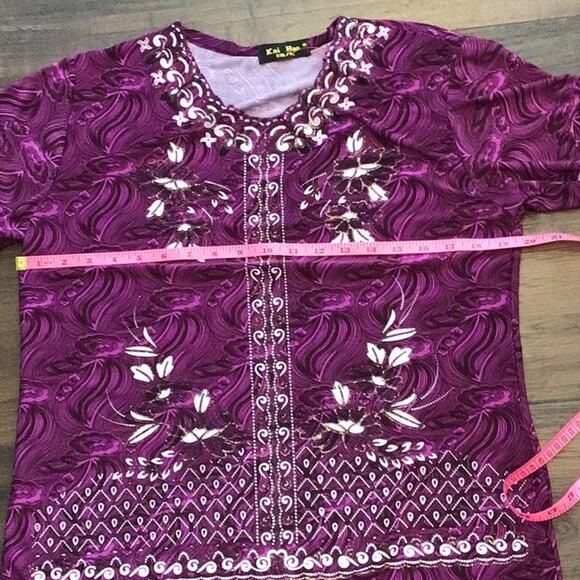 Kai Hao Top Purple with front details - Picture 4 of 7